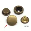 10 Sets Metal Buttons Leather Snap Fasteners 12mm 503 15mm 501 Round Color Button No Sewing for Clothes 2