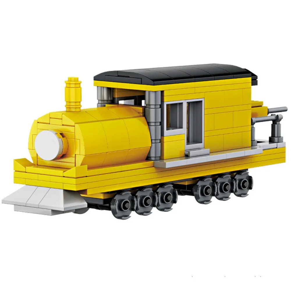 MOC Choo-Choo Charles 공포 게임 빌딩 블록, 악마 거미 기차 동물 몬스터 벽돌, 크리스마스 할로윈 장난감 선물