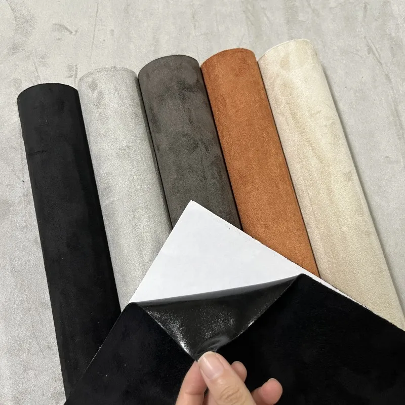 Description Picture 4 of itemSuede Self-adhesive Leather Roll DIY Car Interior Modification Velvet Fabric Sticker Adhesive Cloth Leathercraft Sofa Renovation