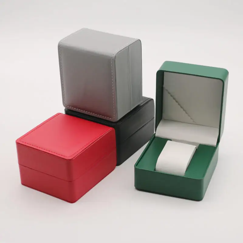 High Grade PU Leather Single Watch Gift Box with Pillow – Elegant Wristwatch Display Ca... - SKU LWGB2010 - UGI Packaging