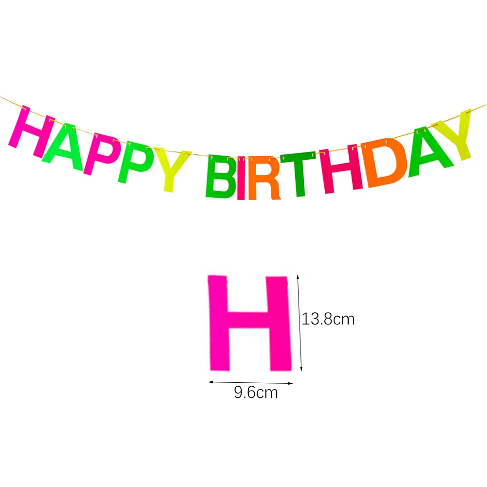 Alles Gute zum Geburtstag Banner Goldene Rosa Buchstaben Flaggen-Girlande Hängende Dekoration Spiraldeko für Geburtstagsfeier-Zubehör – Detail 5
