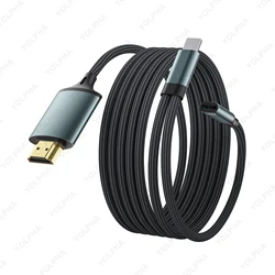 HDTV Adapter Cable with Charging and 1080P HD Display - 2m (WITH CHARGE PORT)
