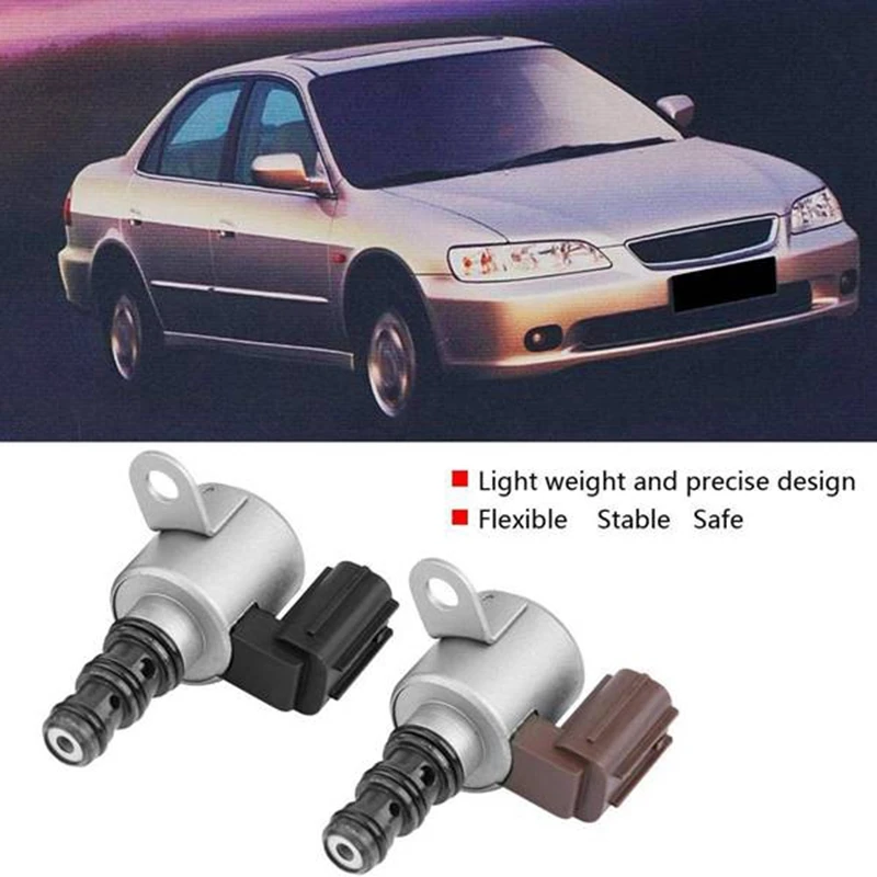 Automatic Transmission Shift Control Lock Up Solenoid for Honda Accord Acura 28400-P6H-003 28500-P6H-013(Black)