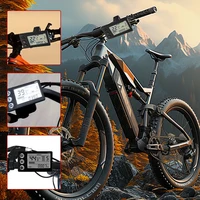 S866 vélo électrique LCD affichage compteur compteur de vitesse odomètre 24V 36V 48V panneau de commande de Scooter électrique avec prise 6
