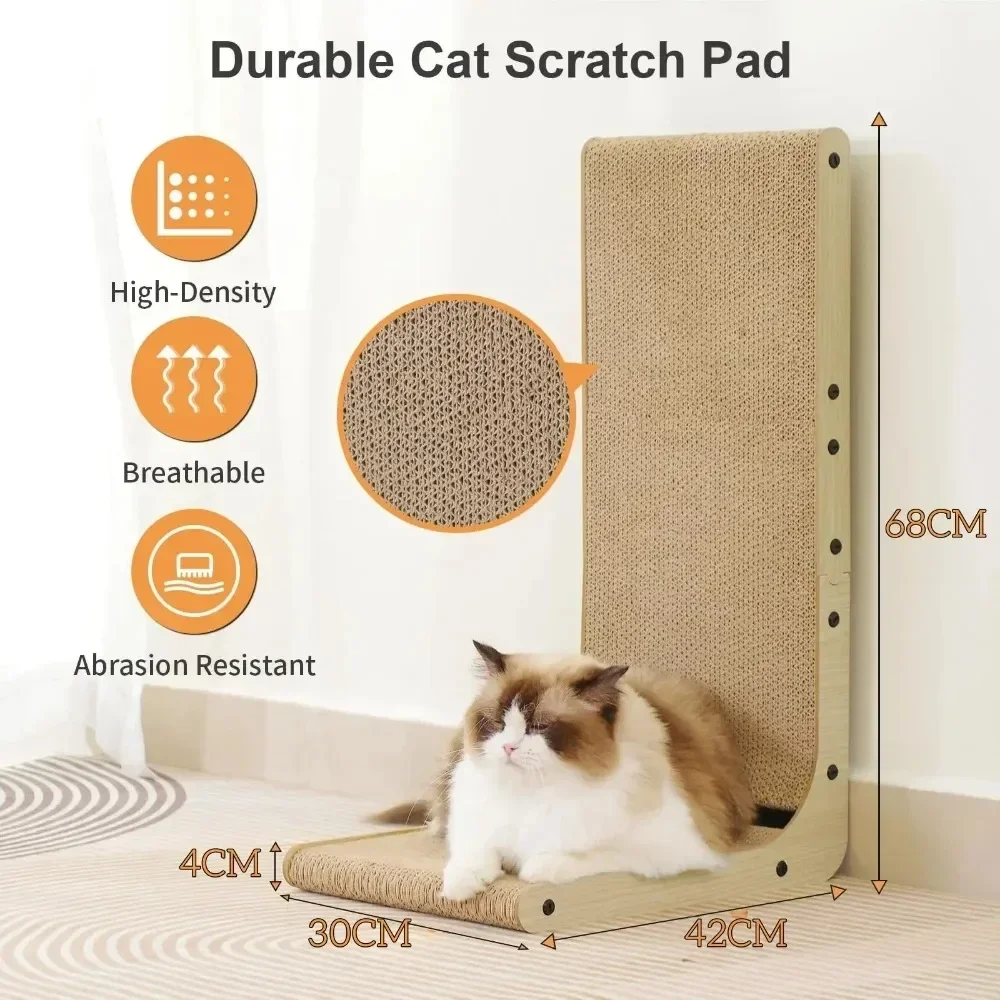 Cat Scratching Post – Vertical Cat Scratcher & Furniture Protector 1