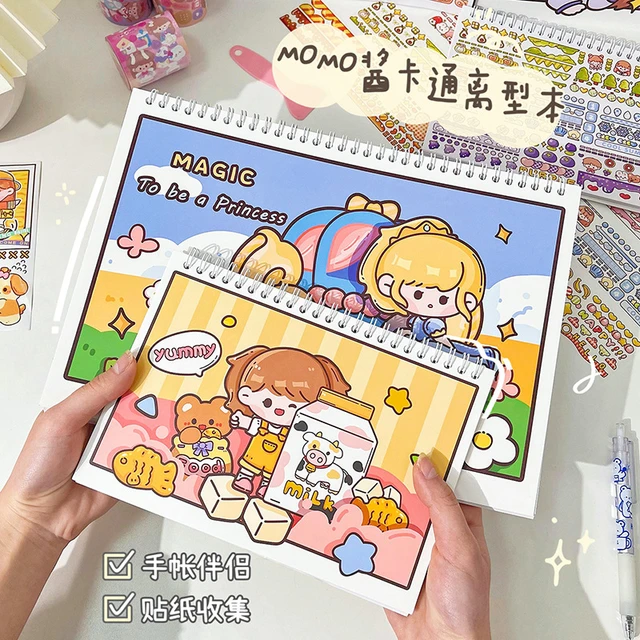 MOMO Release Book A4 Simple Tape Sticker Release Paper Book Cute A5  Handbook Tool Tape Collection Book - AliExpress