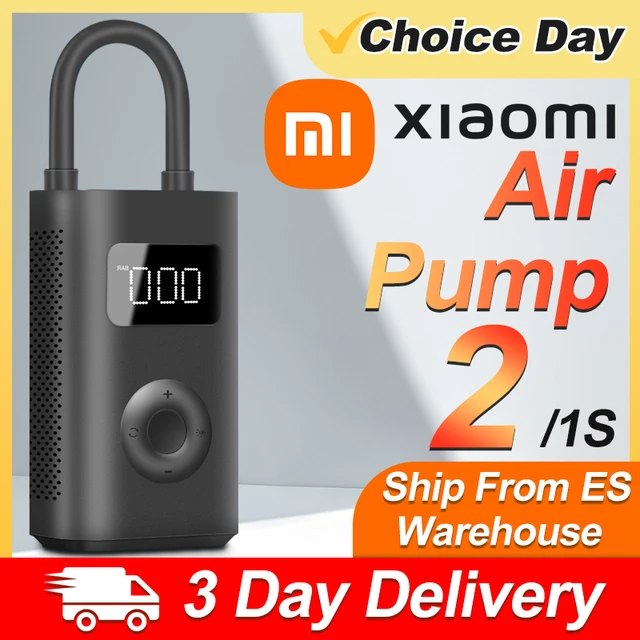 Xiaomi Mini Portable Air Pump 2 Mijia Electric Air Compressor 150PSI Type-C  LED Multitool Inflator for Car Bike - AliExpress