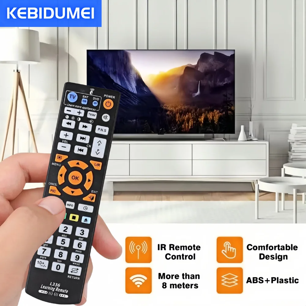 Télécommande Universelle Intelligente Avec Apprentissage Pour TV Et Box - Neuf