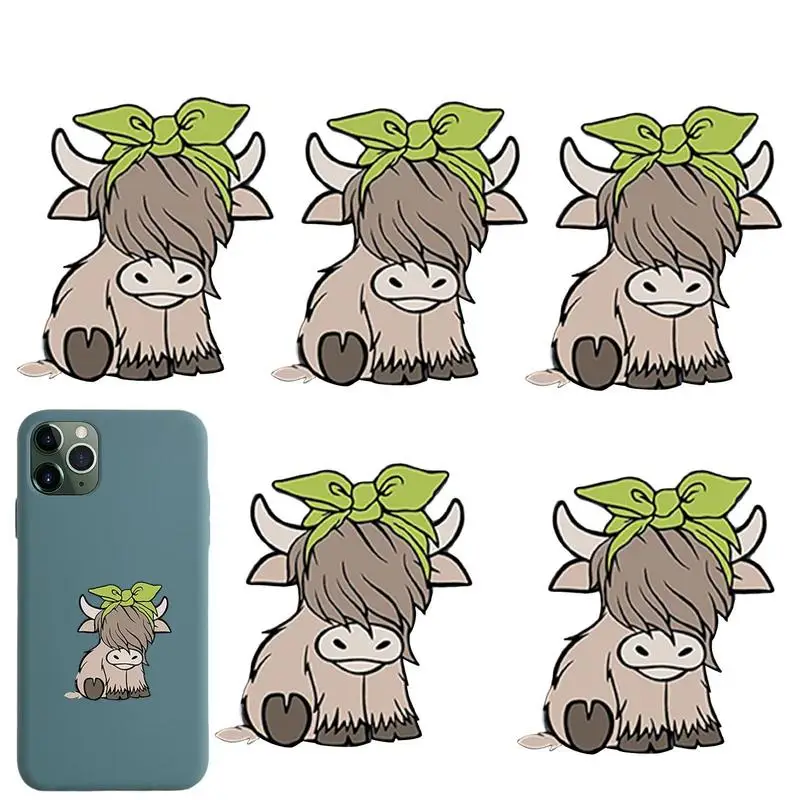 

Cow Auto Decals Cow Calf Decal Peel And Stick Decal Cute Animal Wall Decals Waterproof Animal Art Sticker For Window Decoration