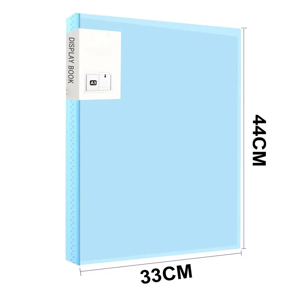 Book Organizer Data Organizer Painting Storage Book Clear Pockets Diamond Painting Photo Album Folder A3/8K 60 Pages Presentation Portfolio