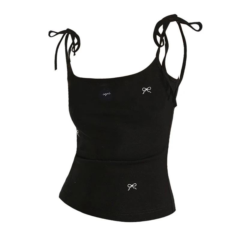 Fashion Casual Slim Fit Sexy Sweet Stretch Knitted Camisole For Women