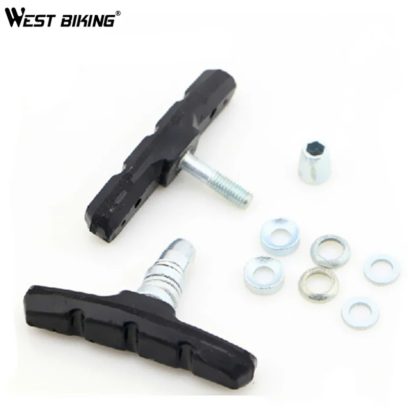 Durable Bicycle Silent Brake Pads Cycling V Brake Holder Pads Shoes