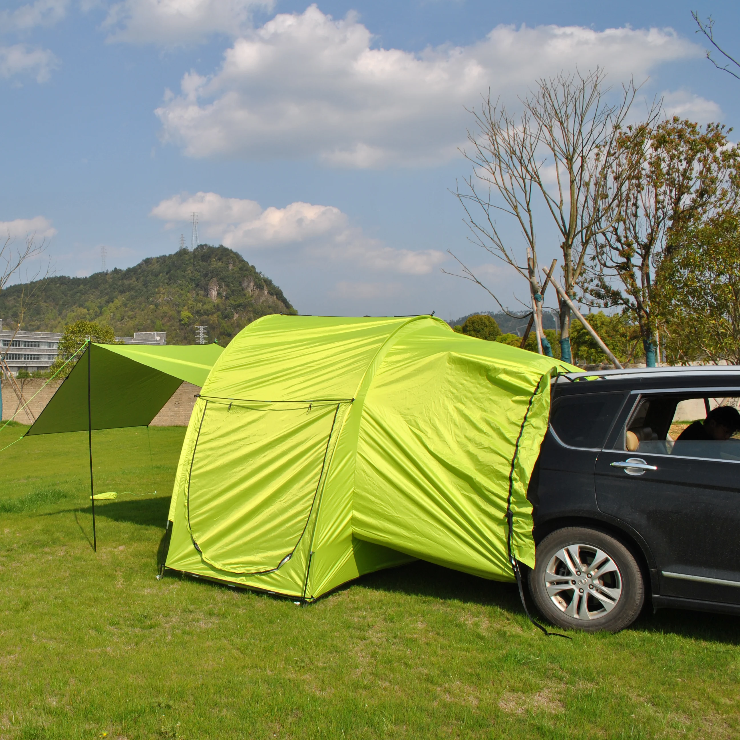 High quality SUV Car Tent, Tailgate Shade Awning Tent for Camping, Vehicle SUV Tent Car Camping Tents for Outdoor Travel