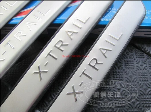 

For Nissan X-trail X Trail T31 2008-2013 External Door Sill Stainless Steel Scuff Plate Car Accessorie Car Styling H