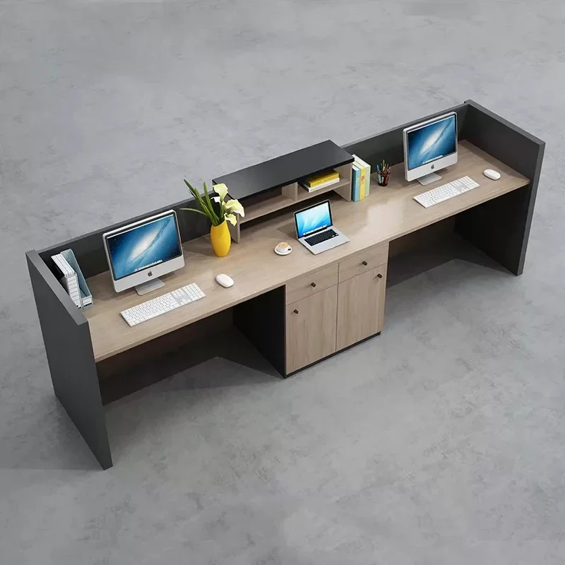 Modern Podium Reception Desks Standing Spa Standing Cashier Simple Office Lectern Business Mobile Empfangstheke Home Furniture