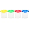 Multifunctional Pen Washing Bucket Watercolor Paint Painted Art Pen Washing Cup Plastic Transparent Painting Pen Washing Cup 6