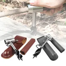 

Multifunctional Survival Settlers Tool Auger Wrench Wood Drill Peg and Manual Hole Maker Multitool Hand Auger Wrench Drill Peg