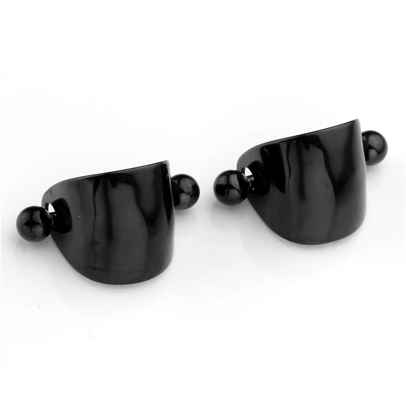 16G Stainless Steel Ear Piercing Horseshoe Shield Cuff Ear Helix Cartilage Cuff Ring Earrings Body Jewelry Piercing