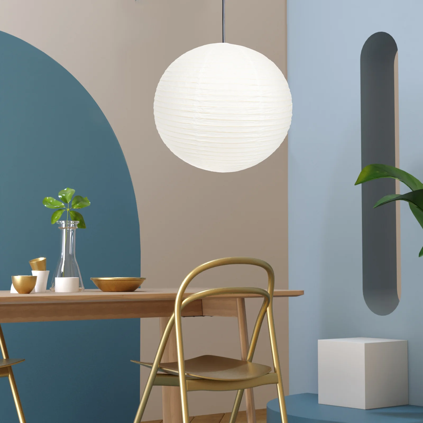 

Nordic Paper Lampshade Creative Paper Origami Lantern Shade Foldable Hanging Pendant Lamp Cover For Living Room Chandelier Decor
