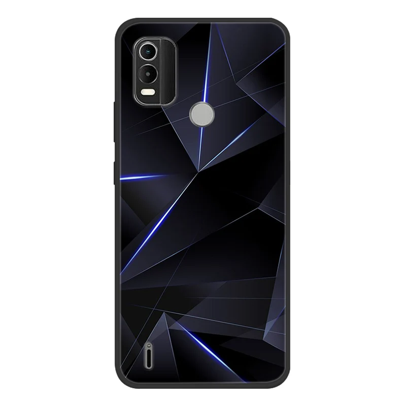 Nokia C21 Plus Black Silicone Soft Phone Case Cover