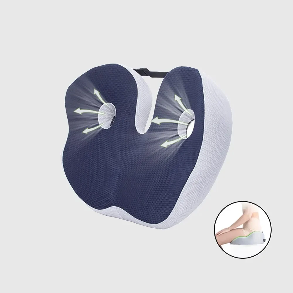 Comfort Memory Foam Office Chair Seat Cushion Pain Relief for Coccyx Hemorrhoid Tailbone Prostate Sciatica Pelvic Sores 2