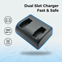 High - Capacity Rechargeable Battery Set with USB Charger (1PCS)