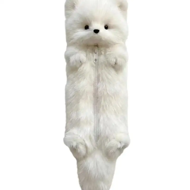 Astuccio in Peluche a Forma di Cartone Animato, Borsa Portaoggetti per Cancelleria Studenti - immagine 6