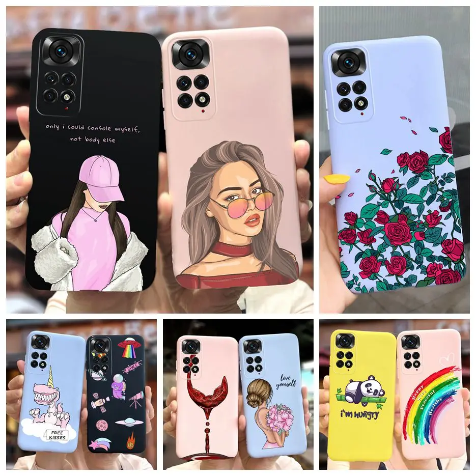 Per Xiaomi Redmi Note 11 Custodia Poco M4 Pro Custodia Cover Verniciata Caramella Carina Per Xiaomi Poco M4 Pro Redmi Note11 Note 11 S 11 S Paraurti