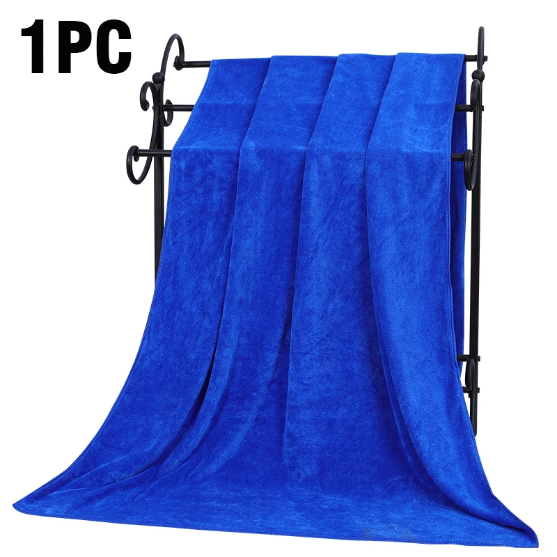 Serviette De Bain Grande Taille 180x200 Cm En Microfibre - Ultra Absorbante - Séchage Rapide - Pour Piscine, Fitness, Plage