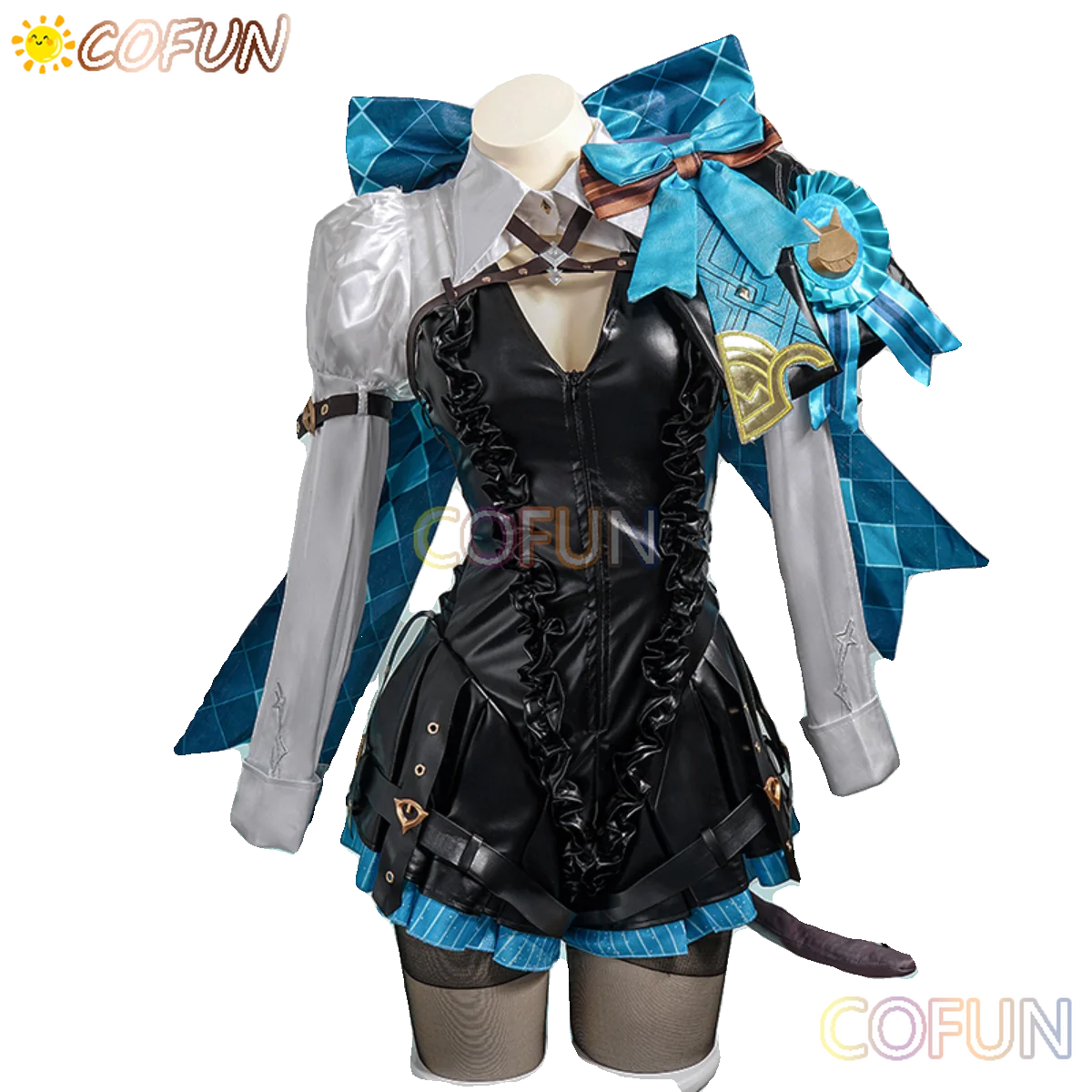 

COFUN игра Genshin ударный магический Линетт Косплей Костюм Фонтейн Хэллоуин наряды женский новый костюм униформа