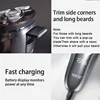 Electric Shaver for men's electric shaver Smart razor for Beard timmer IPX7 waterproof Wet And Dry shaving machine Men Shaver 5