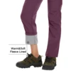 MAGCOMSEN Winter Women's Ski Pants Fleece Lined Warmth Waterproof Shell Straight Working Outdoor Hiking Camping  Pants 5