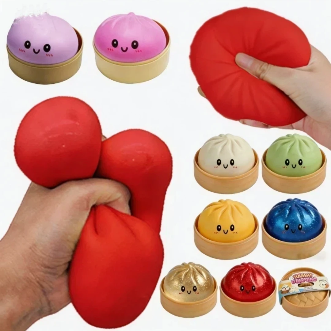 Glitter Dumpling Squishy Toy 6