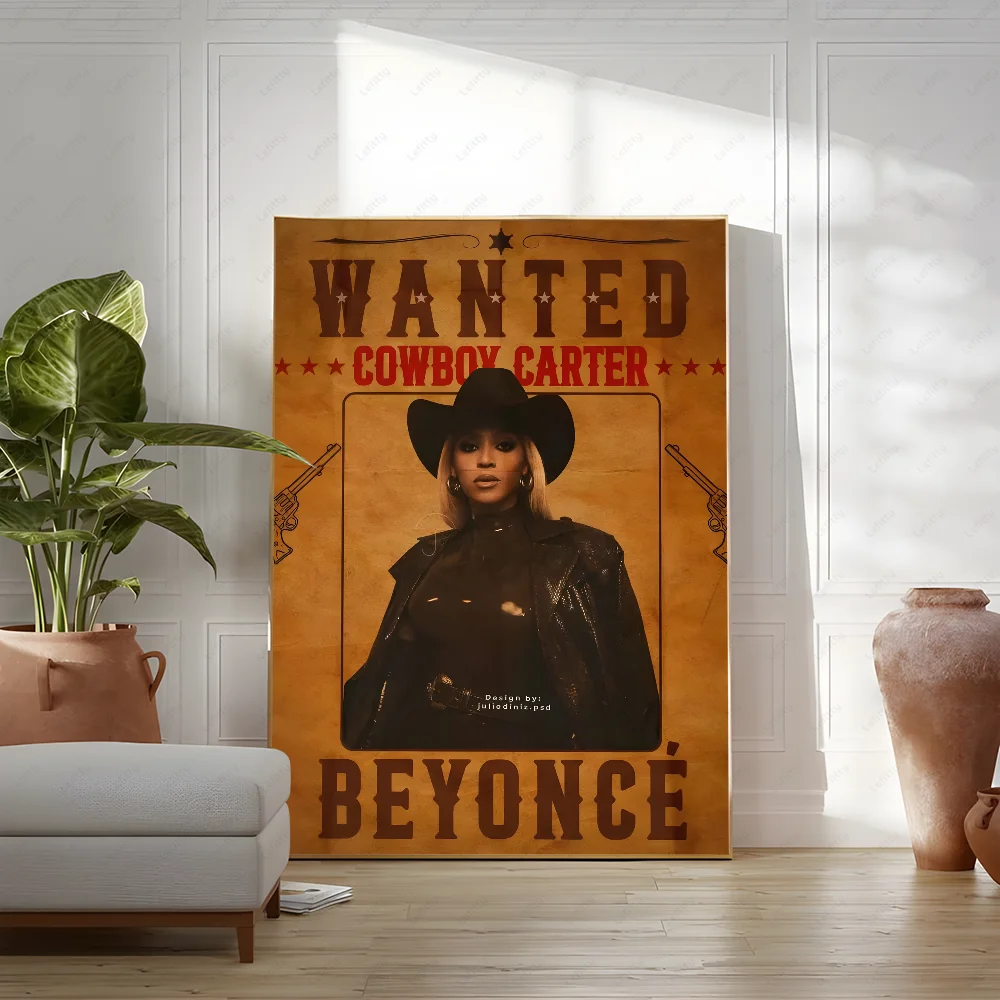 Sänger Beyoncé Kunst Poster, klebrige Wandkunst, Druck, wasserdicht, für Zuhause, Wohnzimmer, Schlafzimmer, Bar, Flur, ästhetisches Dekor – Detail 10