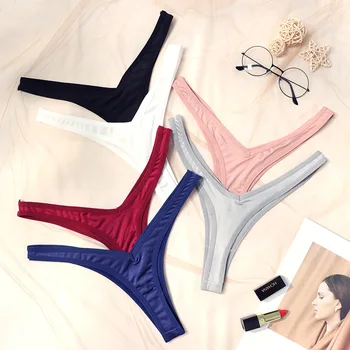 2026 Sexy Simple Low Waist Briefs Women's Wholesale Thong New Hip Lifting Pants