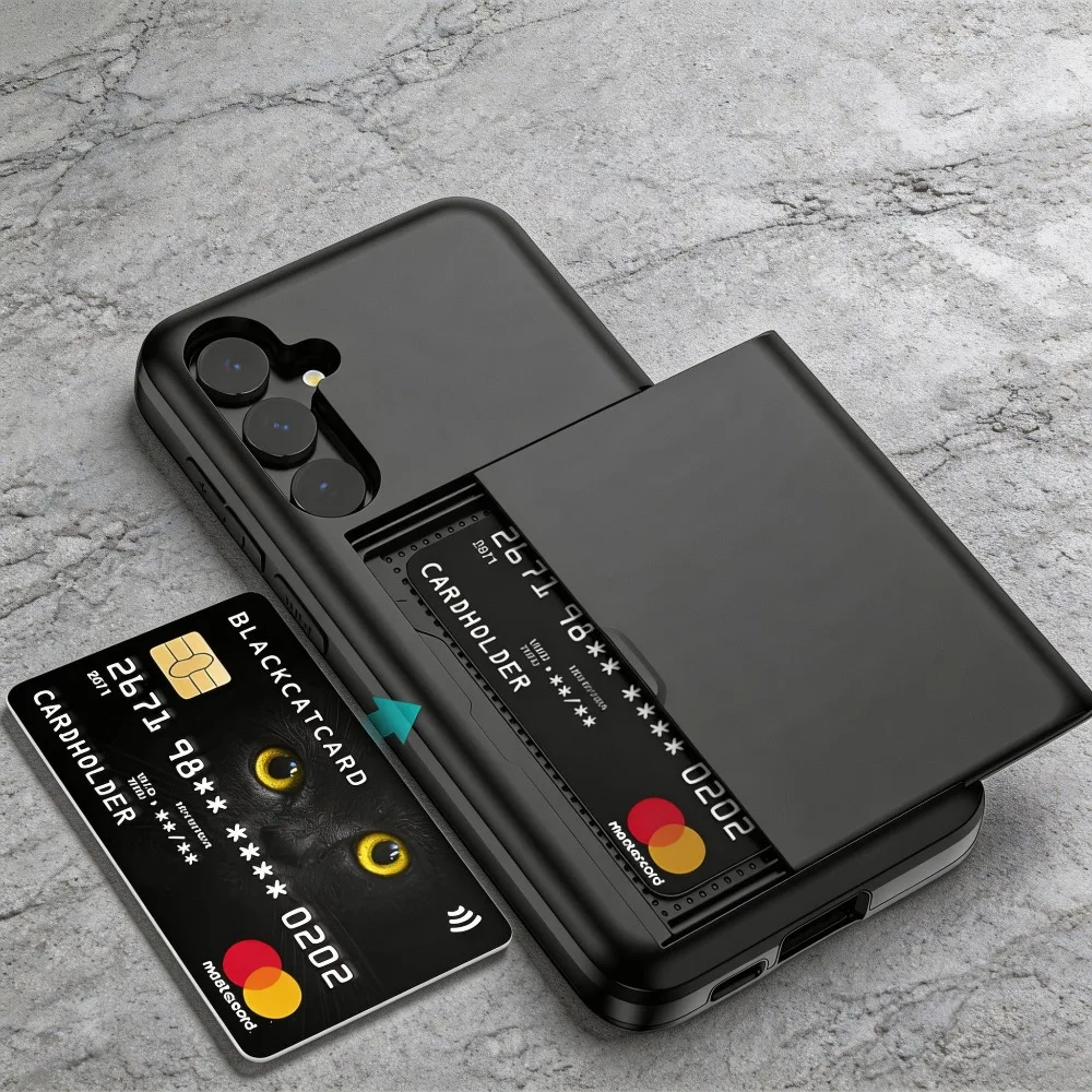 Sleek Wallet Phone Case with Slide Card Slots and Premium Cover