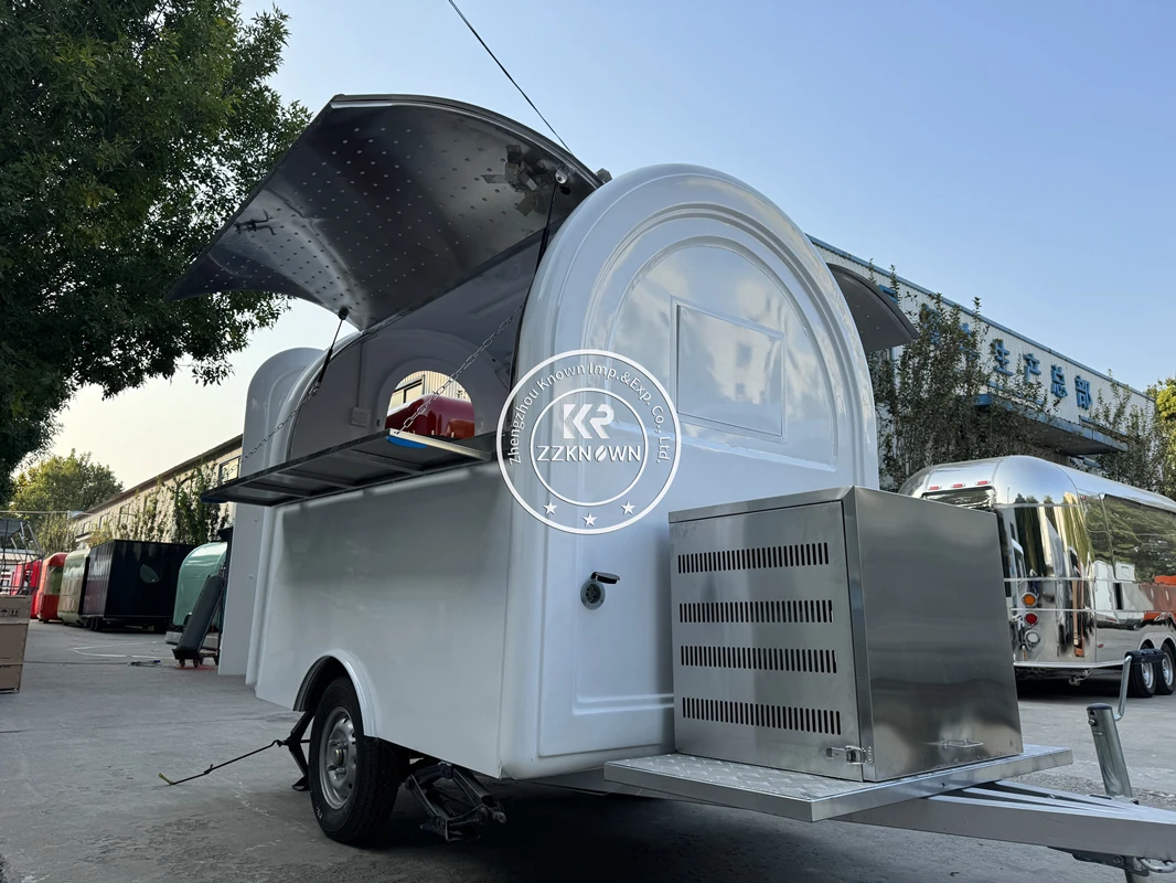 In Stock 2.2M DOT Mobile Food Truck With Full Kitchen Foodtruck Concession Food Trailer Hot Dog Ice Cream Cart