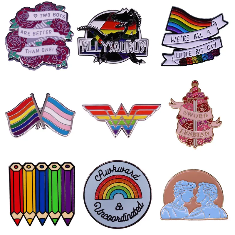 

Naked hug girls enamel Pin sexy art Lesbian pride Brooch badge LGBT jewelry women accessory