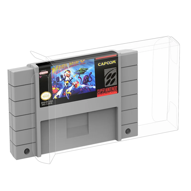 Us Ntsc Version Game Card Cartridge Modules Storage Display Protector Custodie Per Scatole Per Super Snes Famicom