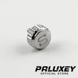 Premium Stainless Steel Watch Crown - High Quality Log Case Design (Small Size S Crown)