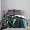 Demon Slayer Blanket Fleece Plush All Season Multifunction Super Warm Plaid Muichiro Throw Blankets For bed Plush Thin Quilt 5