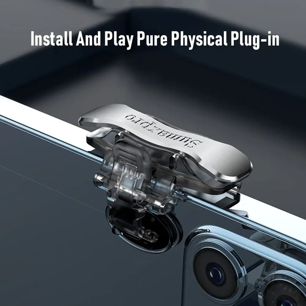 Pulsante chiave Grip Trigger Giochi Accessori Pulsante di fuoco Controller di gioco per telefono Joystick Gamepad Controller Trigger di gioco per - immagine 4