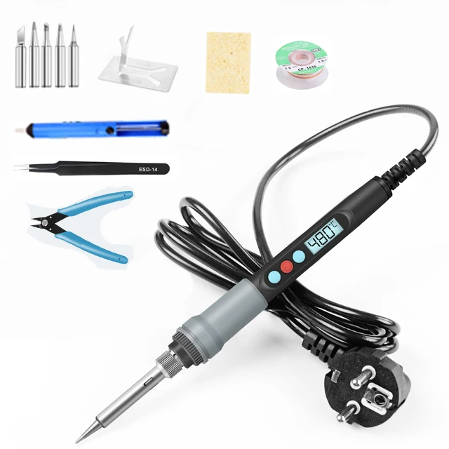 90 واط سبيكة لحام المحمولة تعديل درجة الحرارة الرق...