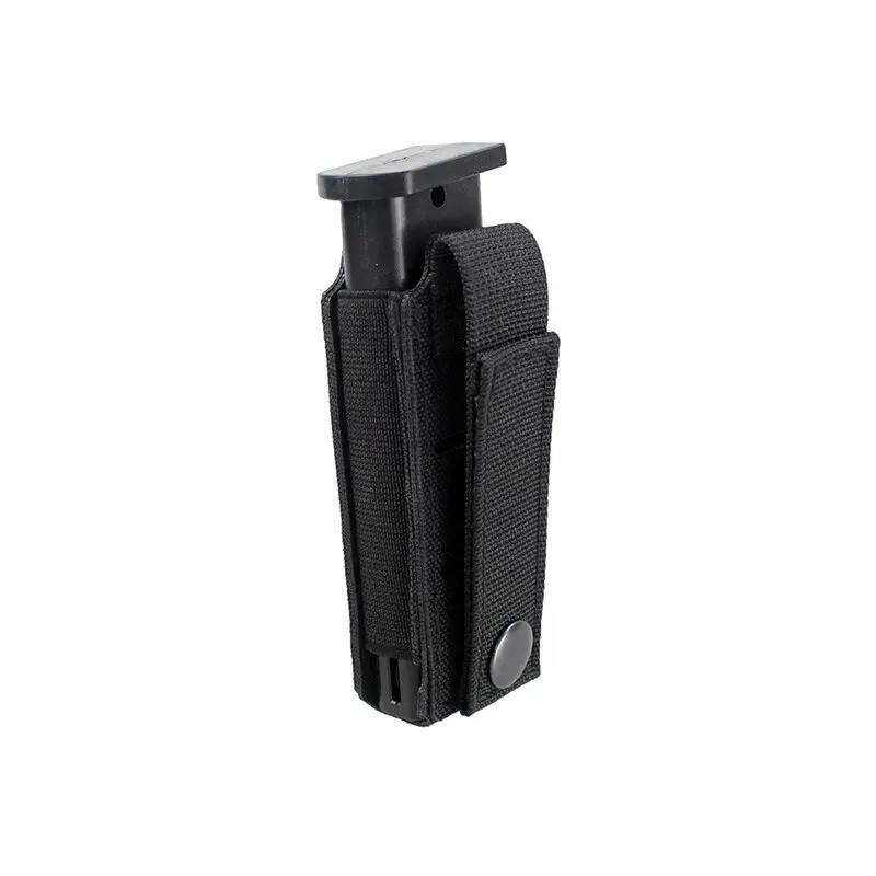 Magazine pouch Tactical 9mm Molle Single Magazine Pouch Multi-tool Pouch Elastic Pistol Waist Belt Flashlight Holster Tool Holder