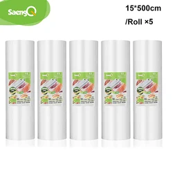Premium Vacuum Sealer Kitchen Bags for Food Storage and Sous Vide Cooking - Multiple Sizes (15cm-5pc)