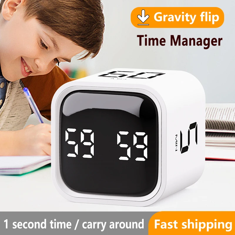 Flip Timer Pause And Resume Mute Vibration Adjustable Sound Alarm 5 10 ...