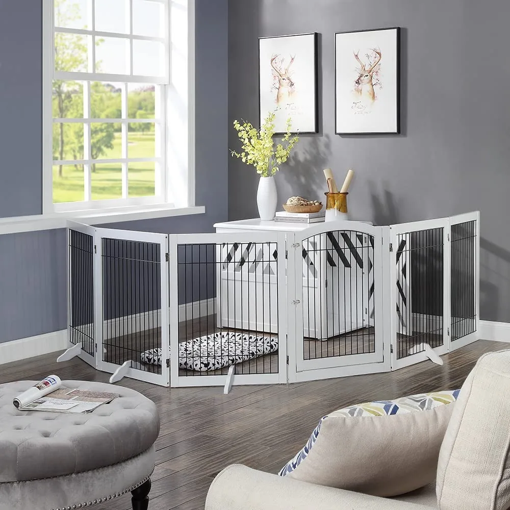 2024 New Extra Wide Dog Gate/Pet Playpen 2