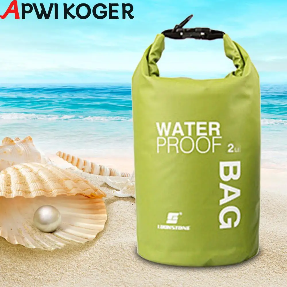 2L Waterproof Drifting Bag Drifting PVC Mesh Bag Multifunction Swimming Phone Lightweight Stuff Sack for Boating