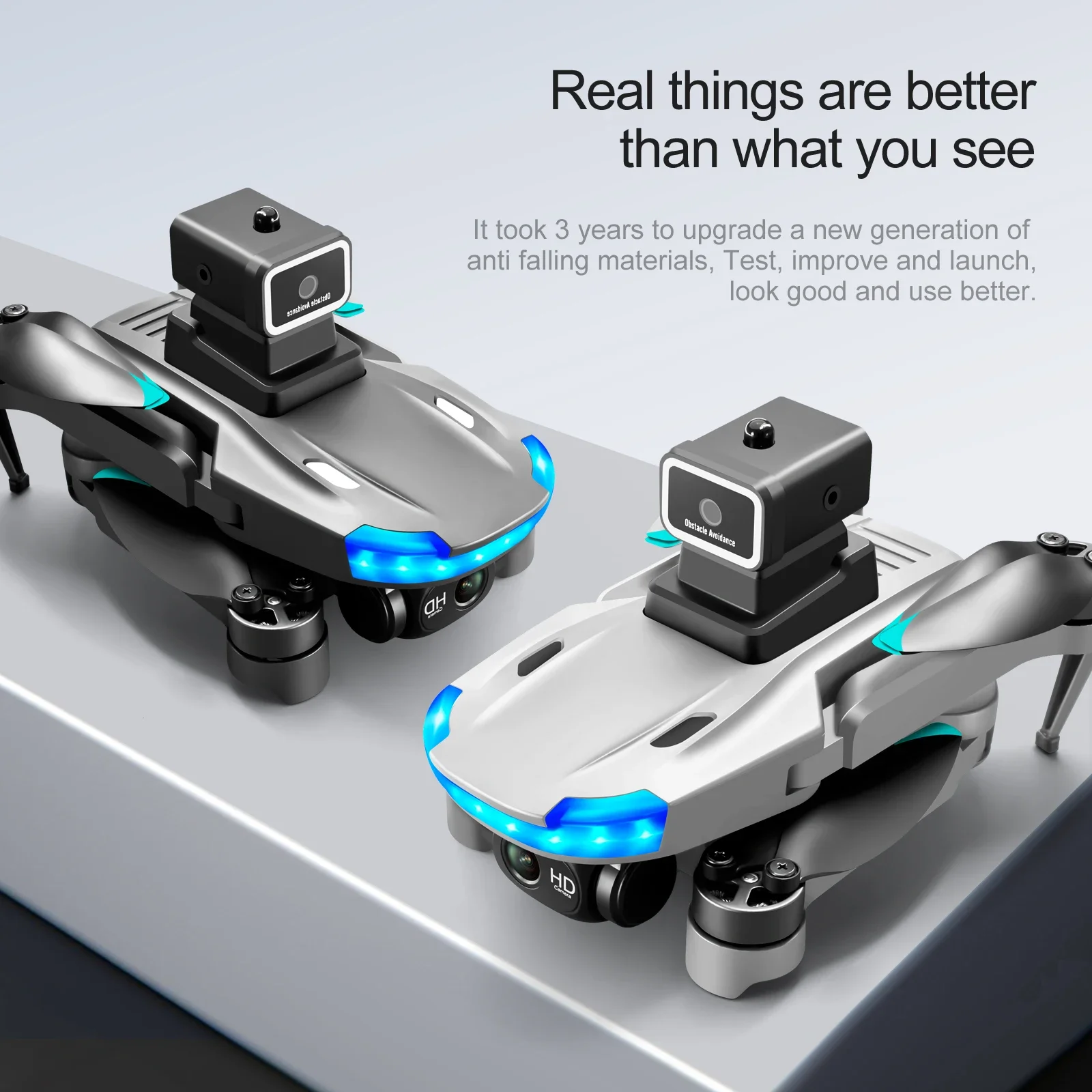 Drone S138 GPS 4K avec double batterie et évitement d'obstacles