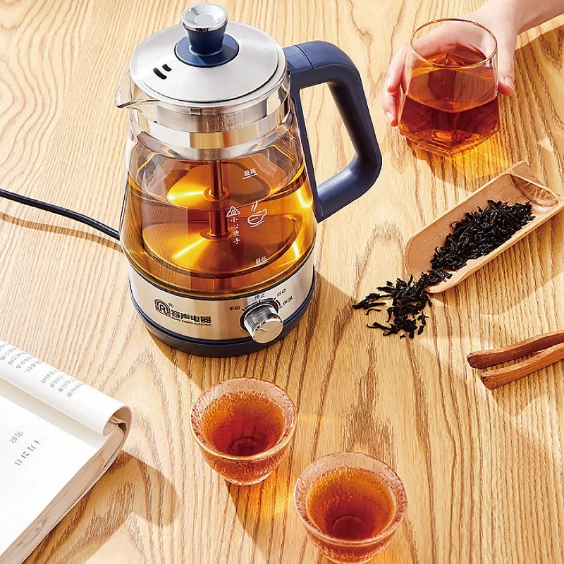 110V Home Tea Making Machine 1L Black Tea Pu'er Tea Steam Teapot Office Auto Keep Warm Health Kettle Fast Boiling Water Kettle 3